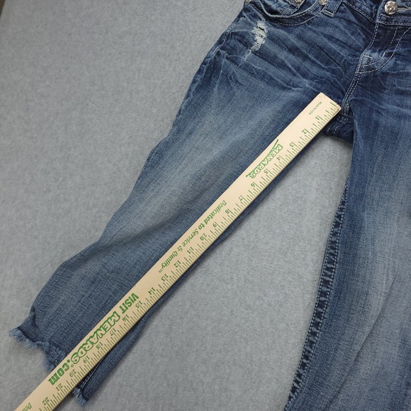 Miss Me Jeans Women's 26 Signature Cuffed Capris Low Rise Embelished‎ - Picture 11 of 11